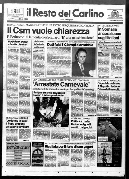 Il Resto del Carlino : giornale dell'Emilia